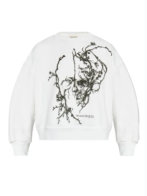 Alexander McQueen graphic-print sweatshirt White 797767QZAM7