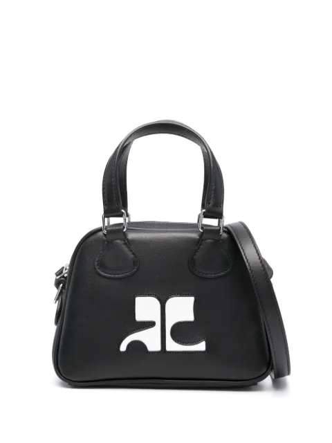 Courrèges Reedition Bowling bag Black PERGSA083CR0065