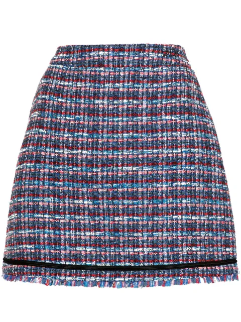 Karl Lagerfeld bouclé mini skirt Blue 245W1202722