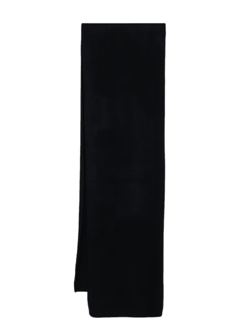 JOSEPH brushed ribbed-trim scarf Blue JF006972