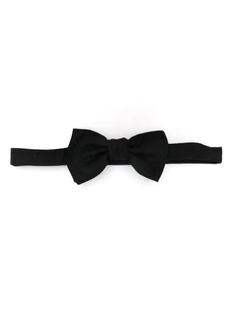 Lanvin satin bow tie Black AMSALV0FSPARA24