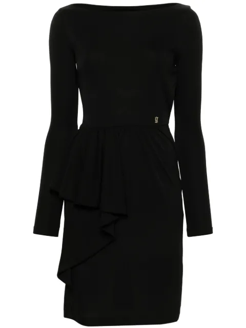 John Galliano Pre-Owned 2010 boat-neck midi dress Black GAL450CV