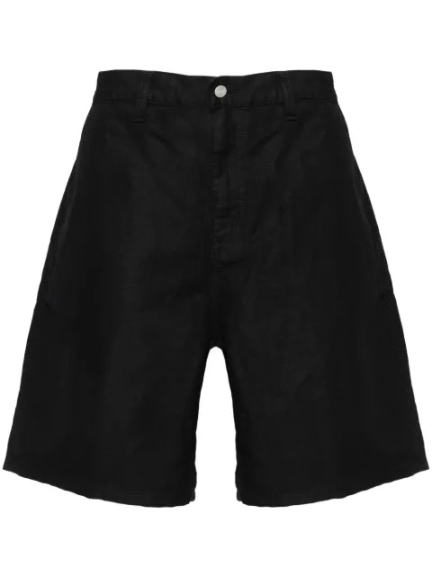 Carhartt WIP Walter Single Knee cotton shorts Black I033583
