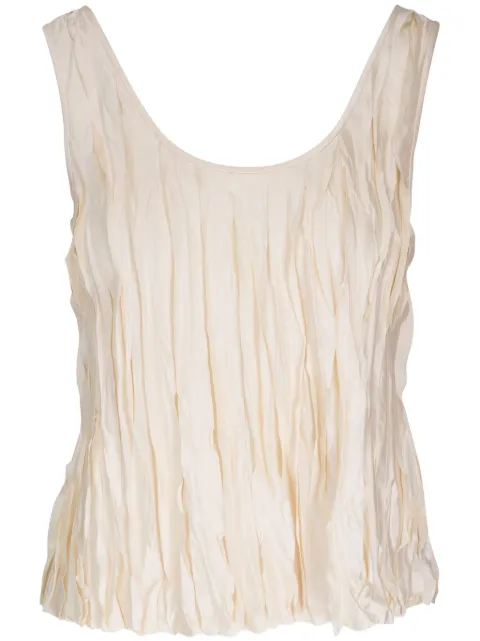 Vince Crushed tank top Neutrals V051012992131PIV