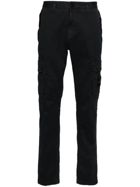 Stone Island Compass-badge cargo pants Blue 8115303L1