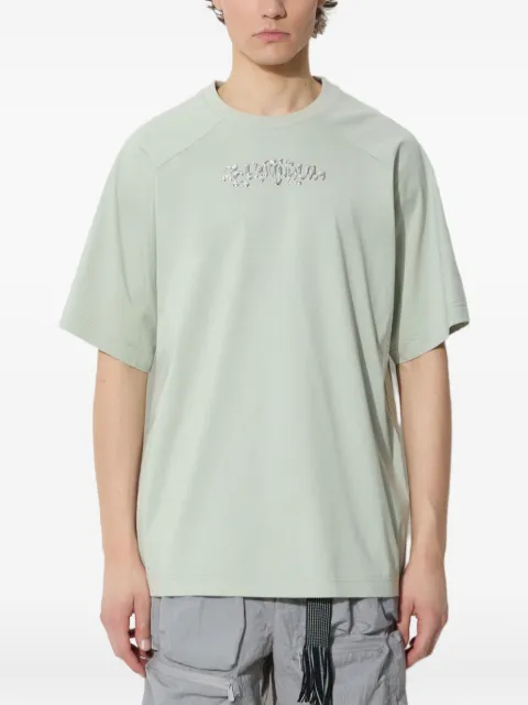 A.A. Spectrum raglan-sleeve metallic-embellishments T-shirt Green 81241616