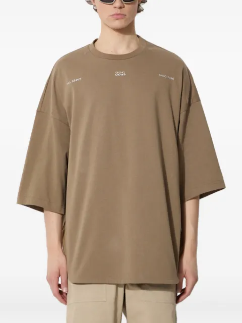 A.A. Spectrum Knockout dropped-shoulder T-shirt Brown 81241516