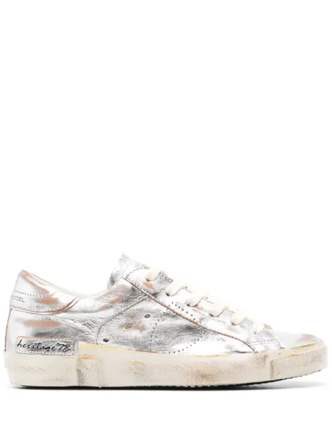 Philippe Model Paris Prsx leather sneakers Silver PRLDHM01