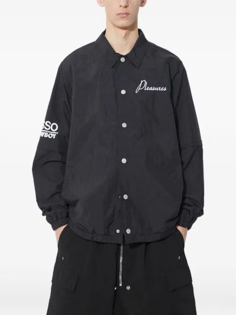 Pleasures Gypsy buttoned shirt jacket Black P24SP009