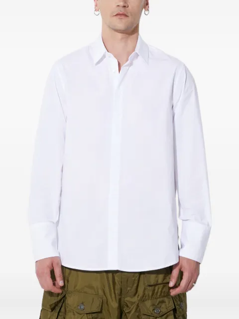 424 long-sleeved button-up shirt White FF4SMS14APT1681