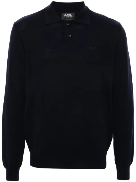 A.P.C. Jacob polo shirt Blue WVAWMH23324