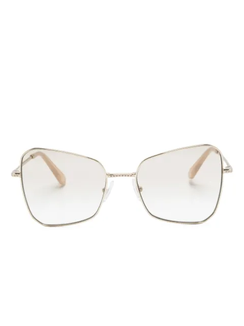 Swarovski Eyewear geometric-frame sunglasses Gold 0SK7008