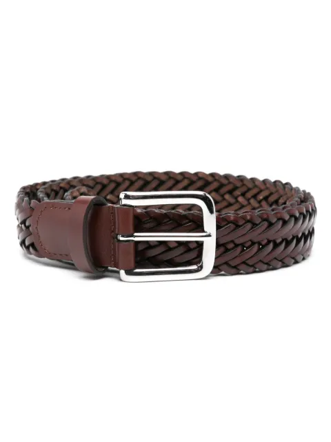 Anderson's woven leather belt Brown A0509PI133
