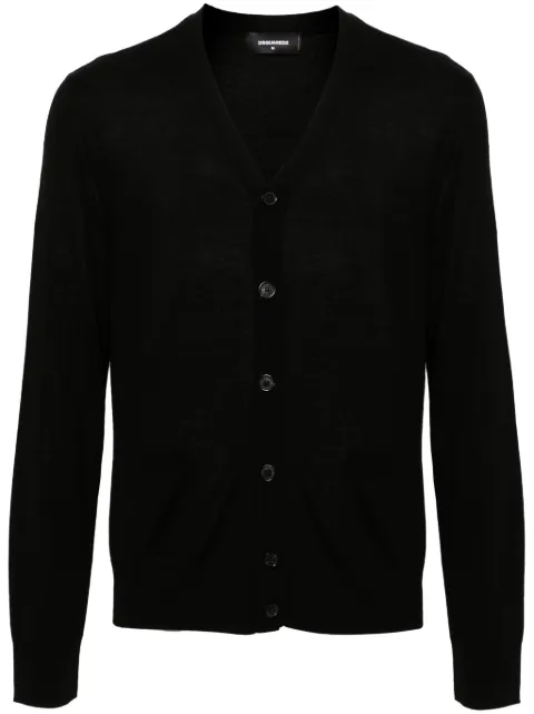 DSQUARED2 D2 knit cardigan Black S74HA1443S18310