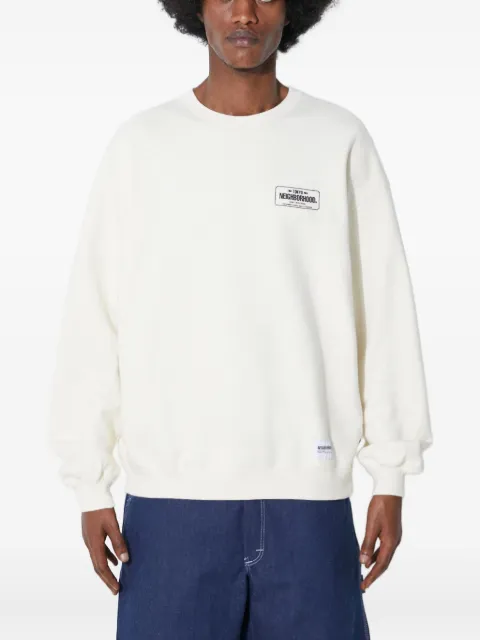 Neighborhood logo sweatshirt White 241FPNHCSM03