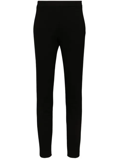 Fabiana Filippi tapered jersey trousers Black PAD214F334D7460000