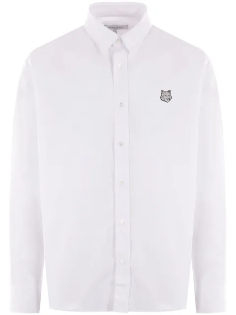 Maison Kitsuné Contour Fox Head shirt White MM00412WC5010