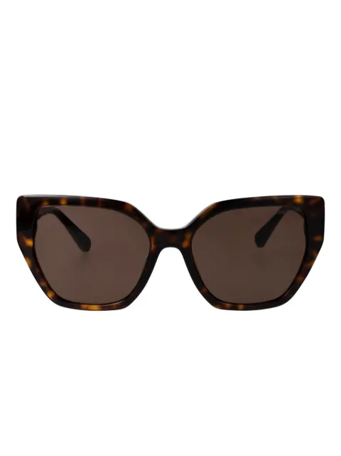 Swarovski Eyewear crystal-embellished sunglasses Brown 0SK6016
