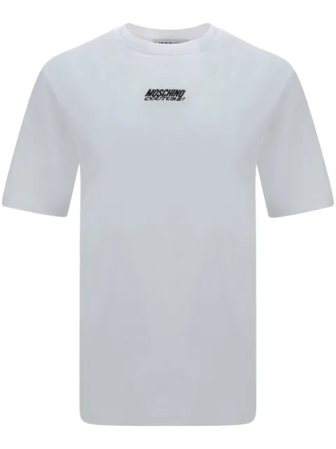 Moschino Logo-embroidered t-shirt White A07177040