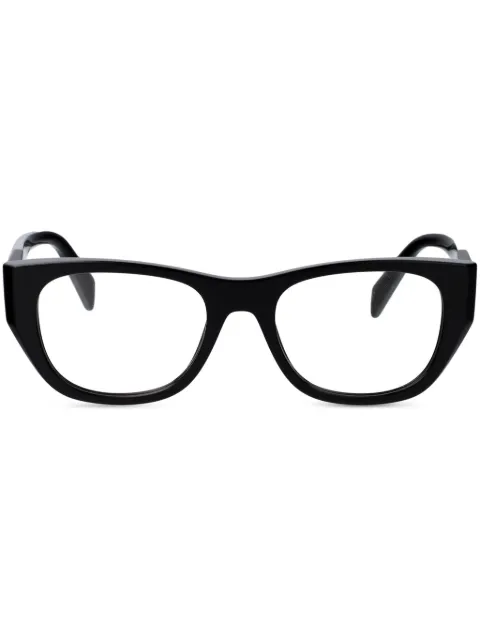 Prada Eyewear printed acetate glasses Black 0PRA18V