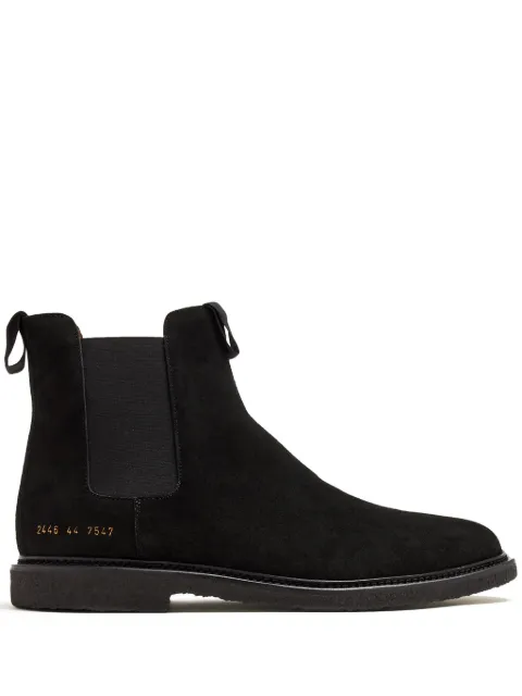 Common Projects suede Chelsea boots Black 2446