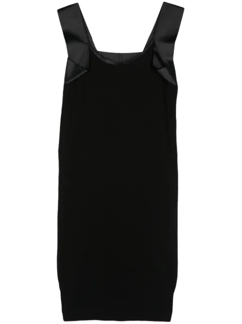 Vivienne Westwood Pre-Owned 2017-2018s round-neck knitted midi dress Black VIWE490LD