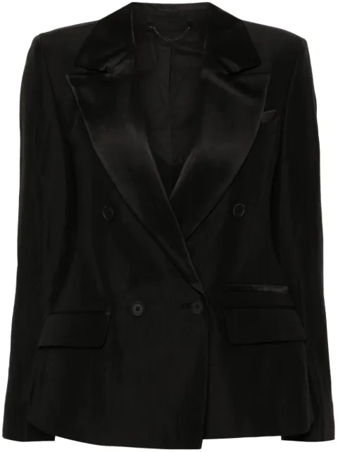 AllSaints Eve double-breasted blazer Black EVEWT001Z