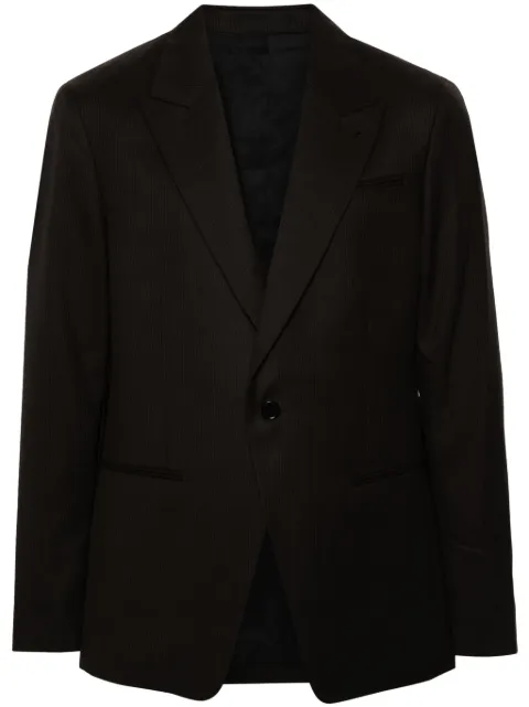 AllSaints Thorpe pinstripe blazer Brown THORPEMJ556Z