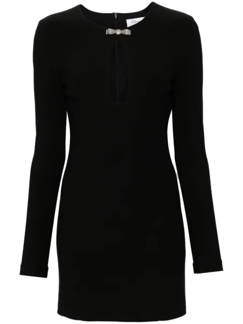 Blumarine cut-out jersey mini dress Black A422A520A