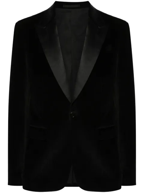 AllSaints Lyra flocked blazer Black LYRAMJ166Z