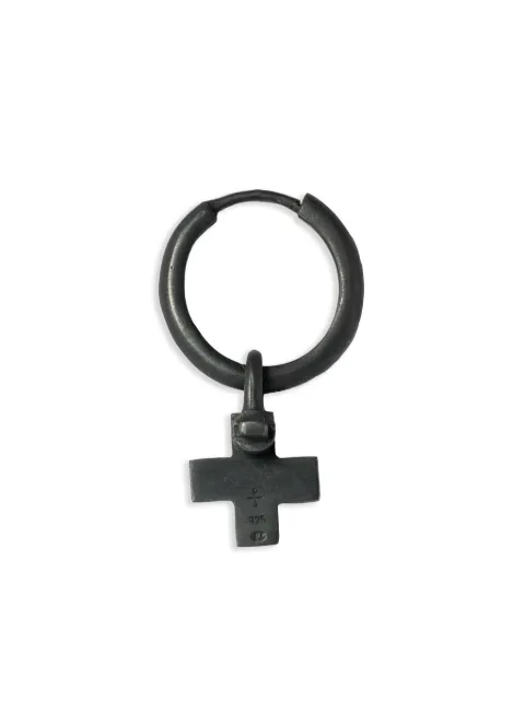 Parts of Four cross-charm earring Black 24353KA
