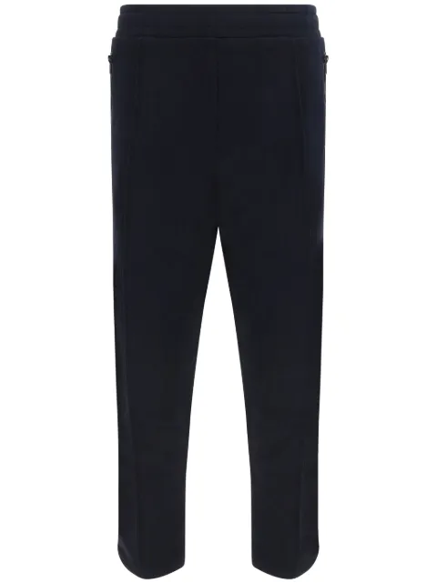 Moschino logo-embroidered track pants Black A03747025