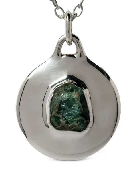 Parts of Four Disk necklace Silver D81PAVER