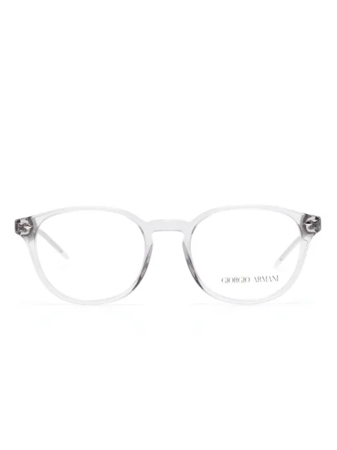 Giorgio Armani round-frame glasses Grey AR7259