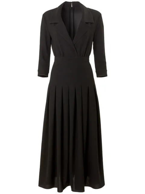 Carolina Herrera pleated maxi dress Black P2411N559FCR