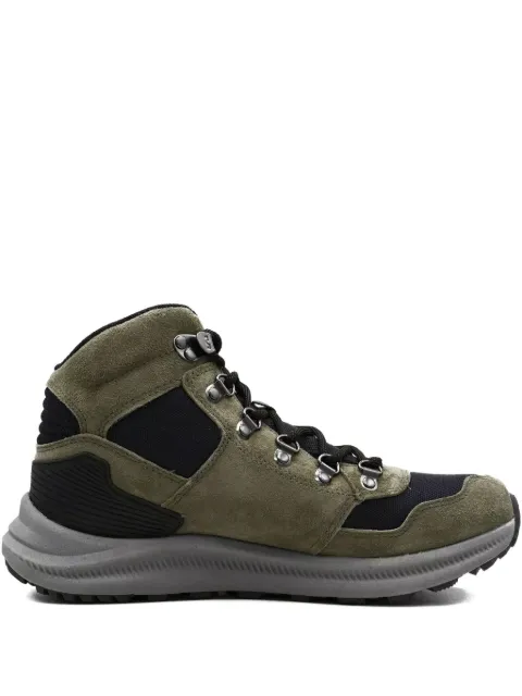Merrell suede leather lace-up trainers Green J16927