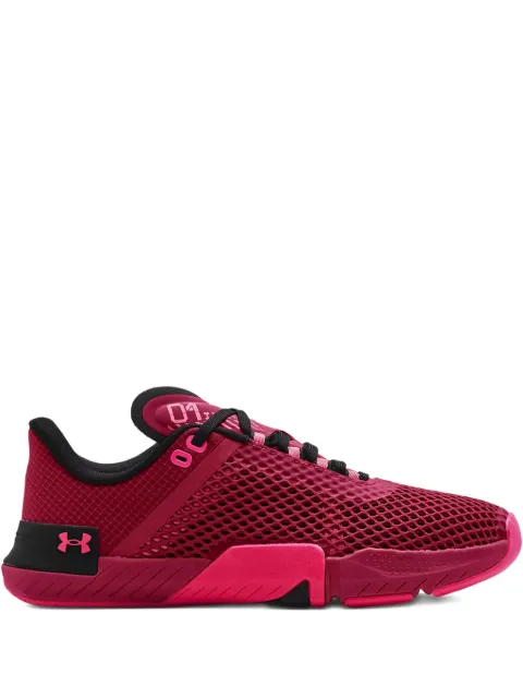 Under Armour TriBase Reign 4 "Black Rose/Penta Pink" sneakers Pink 3025052601