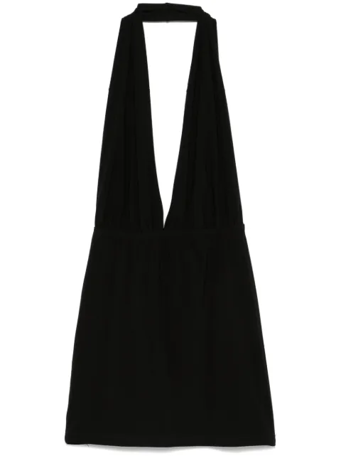 Alchemy x Lia Aram halterneck mini dress Black LIA653