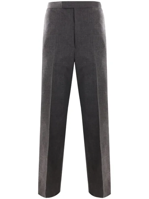 Thom Browne slim-fit tailored trousers Grey MTC226AF0582