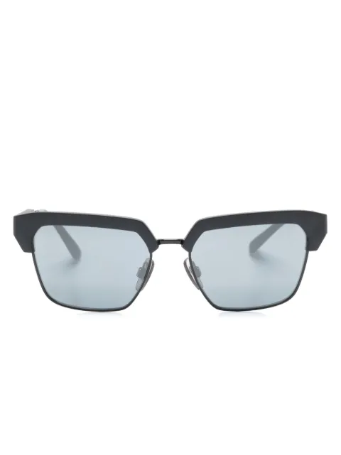 Dolce & Gabbana Eyewear logo-plaque sunglasses Black DG6185