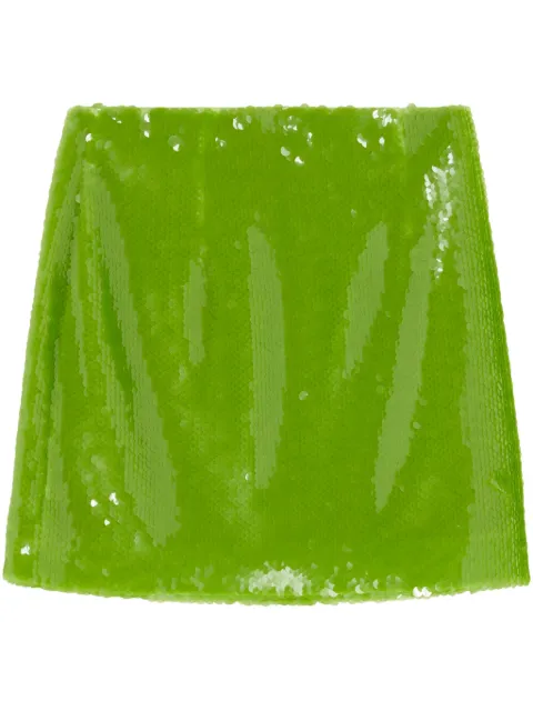 16Arlington Este sequin-design mini skirt Green S105PW24