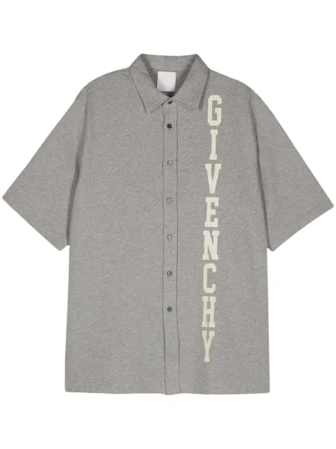 Givenchy College mélange shirt Grey BM611J1YGT