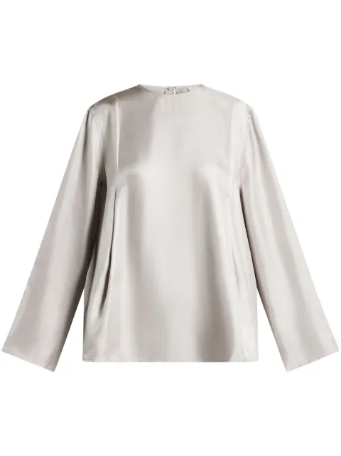 LouLou de Saison Adalyn blouse Grey ADALYN
