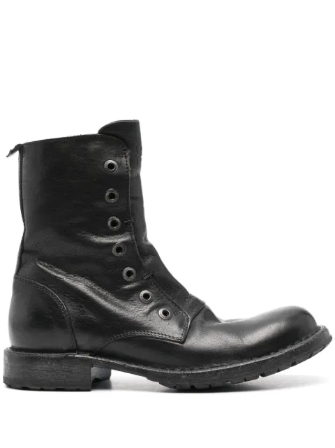 Moma leather boots Black 77406CCU