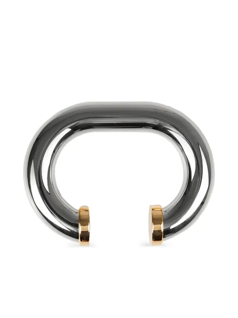 Rabanne XL link cuff bracelet Silver 24PBB0327MET346