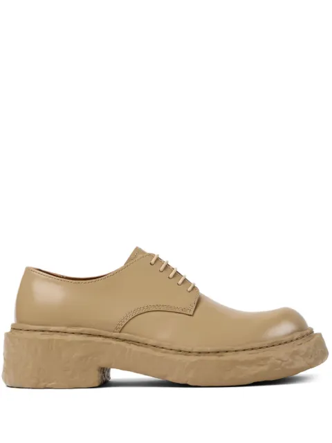 CamperLab Vámonos leather derby shoes Neutrals A500018005
