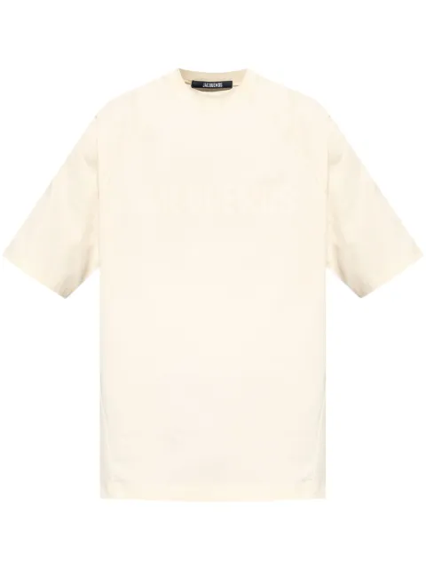 Jacquemus logo-print cotton t-shirt Neutrals 245JS2122011