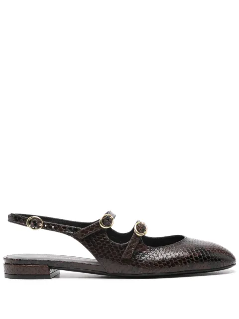 Stuart Weitzman Benni MJ slingback ballerinas Brown SI613BENNIMJSLINGBACKMIY