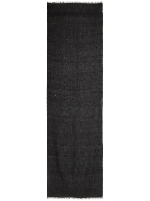 Brunello Cucinelli sequined scarf Black MSC915019C101
