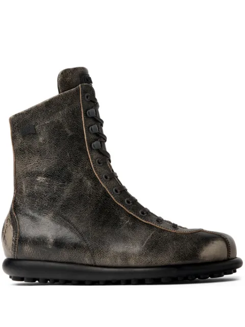 Camper Ariel lace-up leather boots Brown 44695088